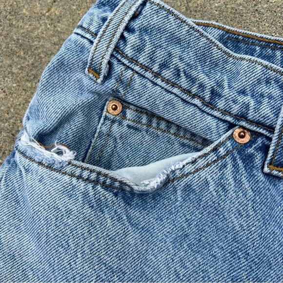 Vintage 90s Levi’s 550 orange tab relaxed fit tapered leg jeans 40x30 - Picture 8 of 9